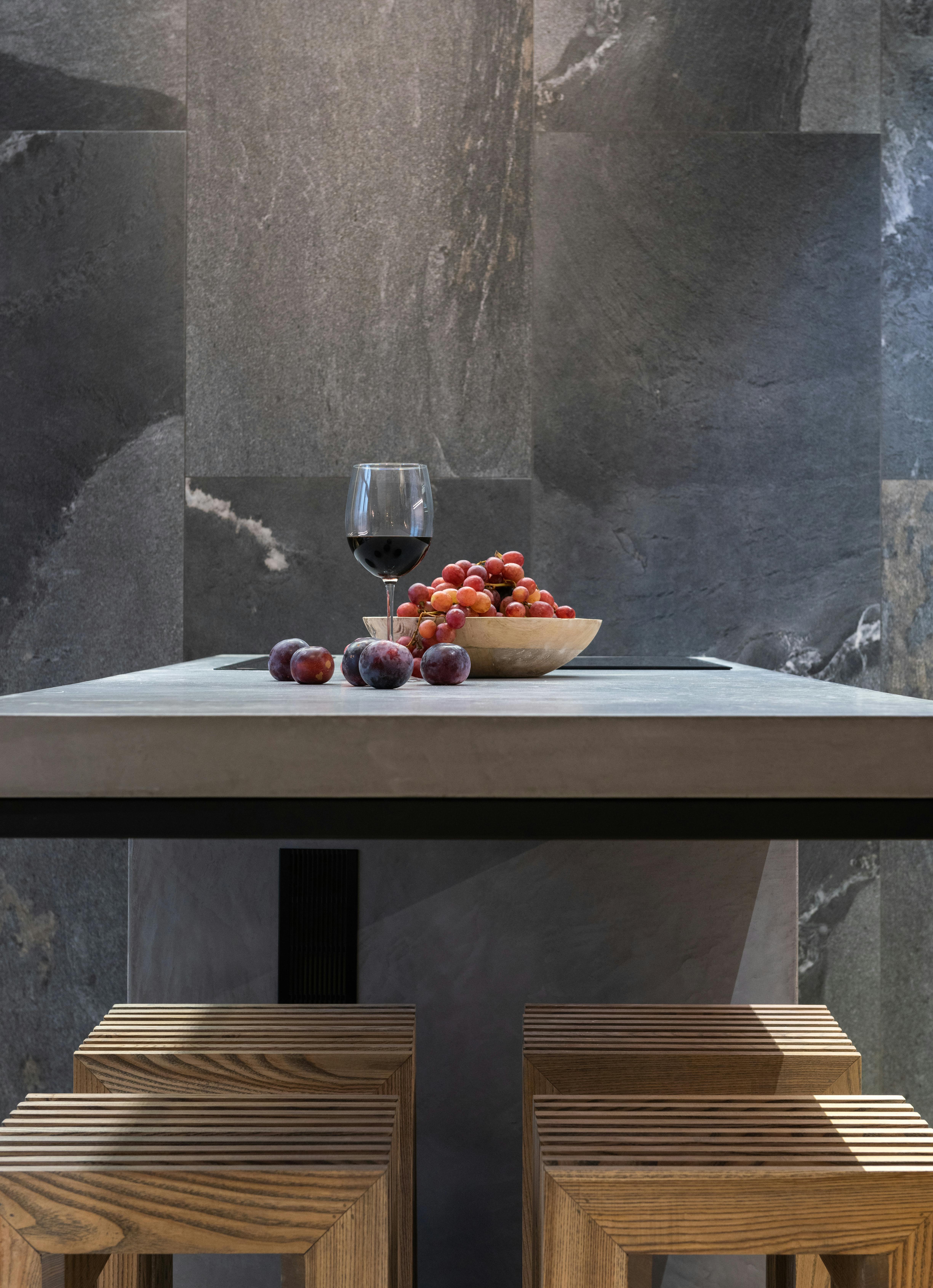 Modern stone bathroom